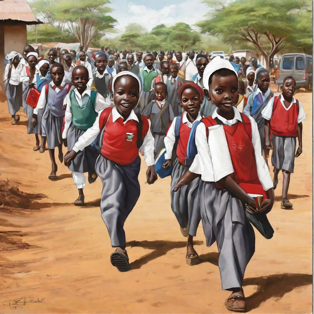 Free primary education, Kenya, Gender equality, Poverty reduction, Literacy rates
