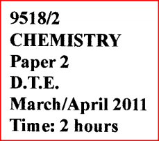 9518/2 Chemistry Paper 2 2011